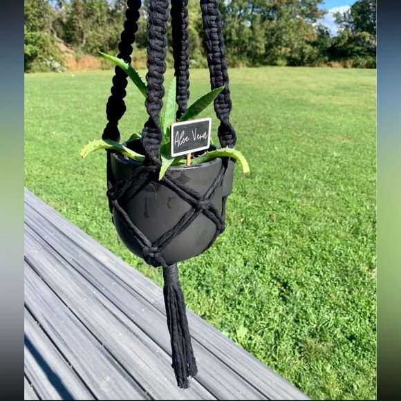 Macrame Plant Hanger - Picture 6 of 8